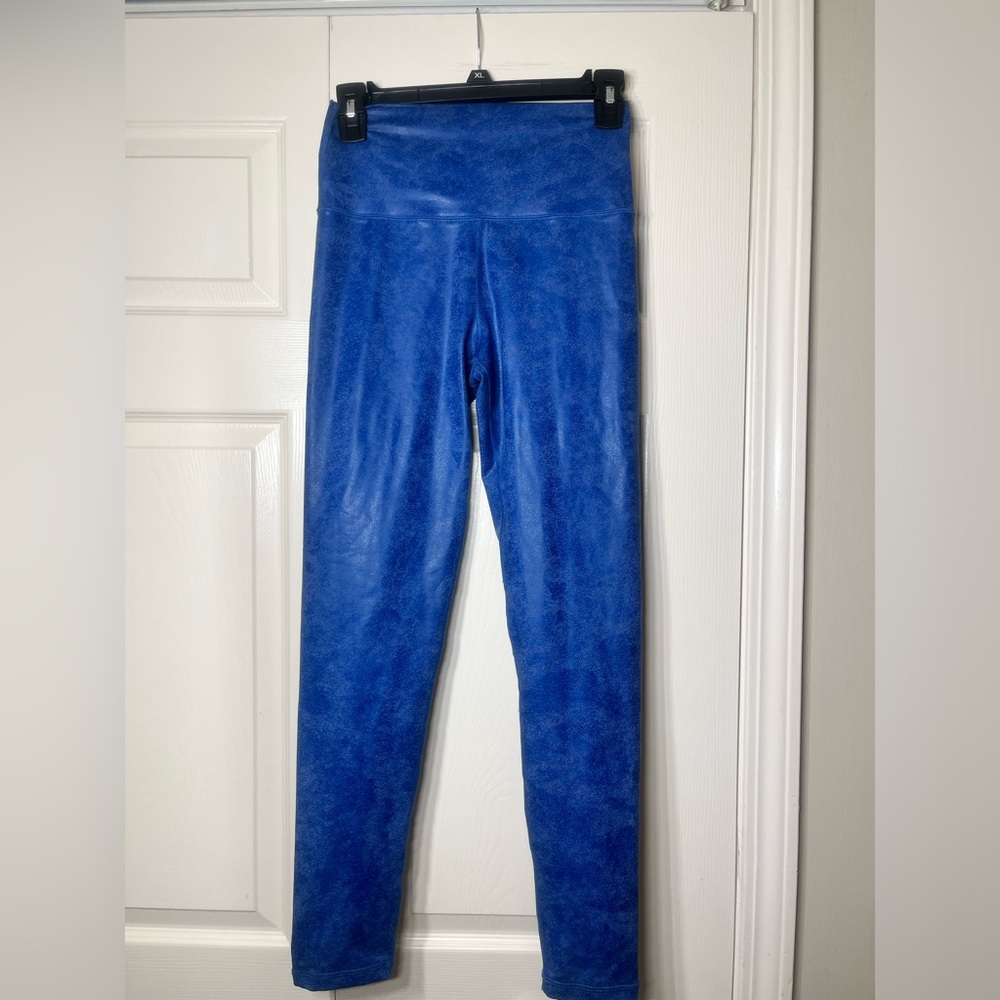 Offline by Aerie‎ Blue Metallic Full Length Leggings
